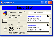 Buyer window in firstobject XML messaging demo