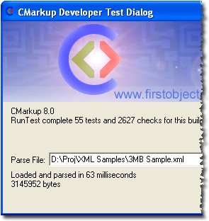 CMarkup Test Dialog